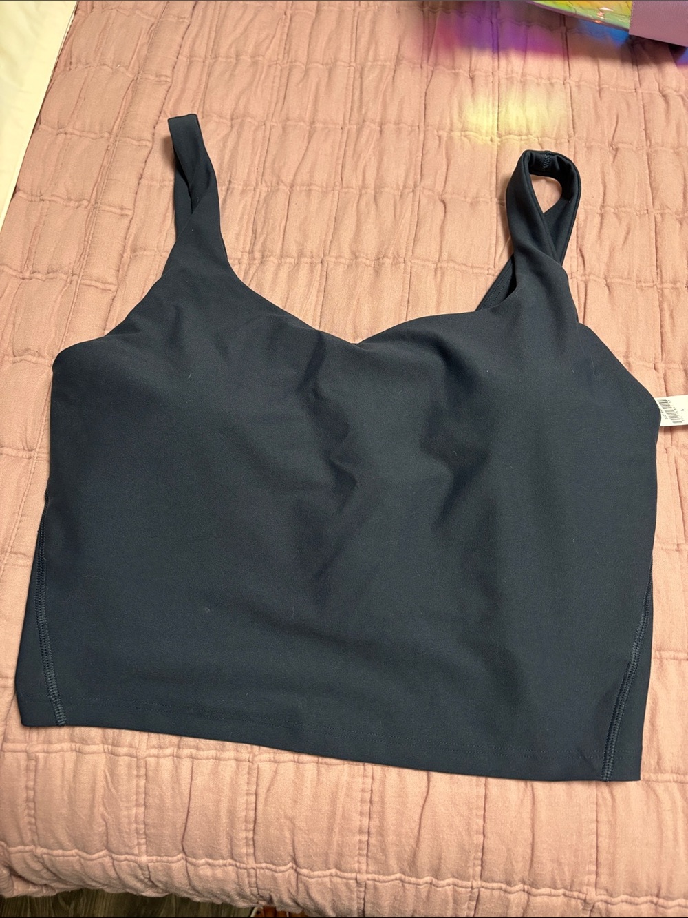 Old Navy Black Cropped Tank Top with Wide Straps